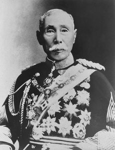 Yamagata Aritomo during the early Taisho period (1910s). Yamagata was the chief organizer of the Imperial Army and its most stalwart advocate and defender until his death in 1922.