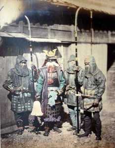 Late Edo samurai with naginata. Courtesy of the Wikimedia Foundation.