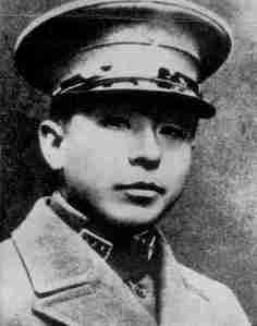 Zhang Xueliang, the leader of Manchuria at the time it was invaded by Japan. He was forced to flee, and would later be instrumental in forcing Chiang Kaishek to turn his attentions to Japan rather than the Chinese Communist Party.