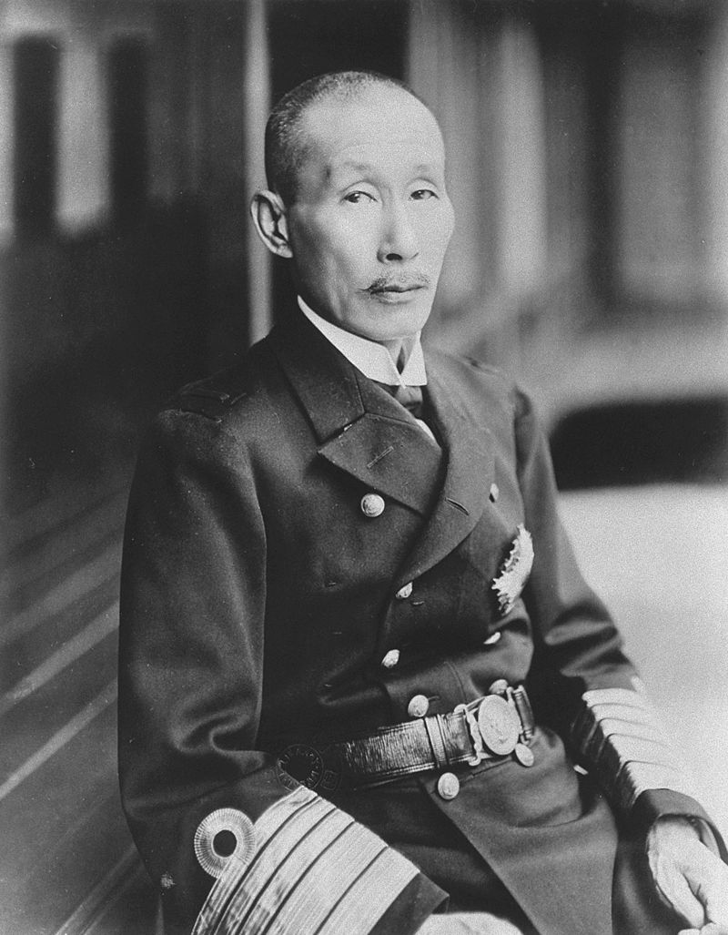 Kato Tomosaburo, the pro-Washington Naval Conference Naval Minister. The effort of getting the treaty accepted literally worked him to death.